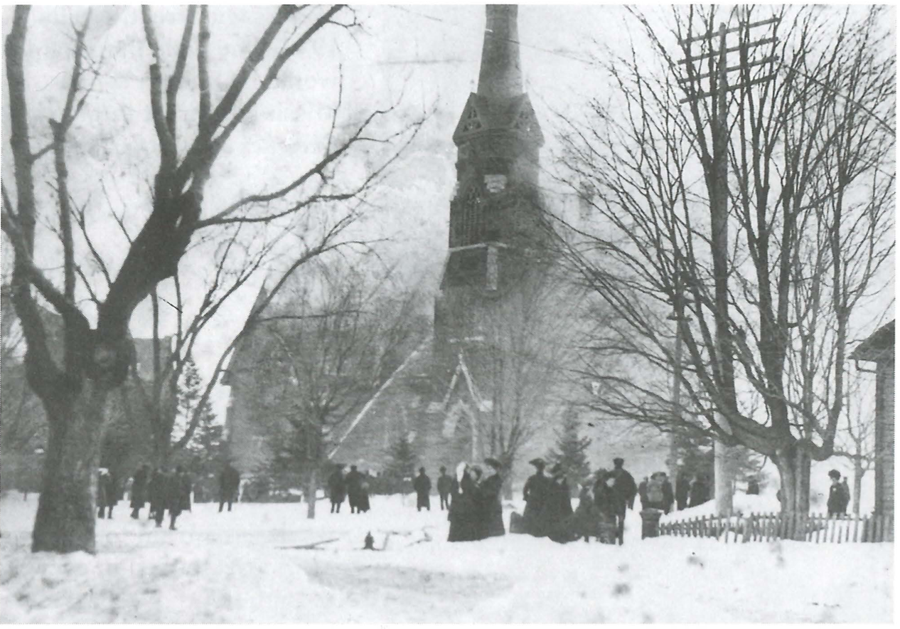 St. Jame's Anglican Church fire.